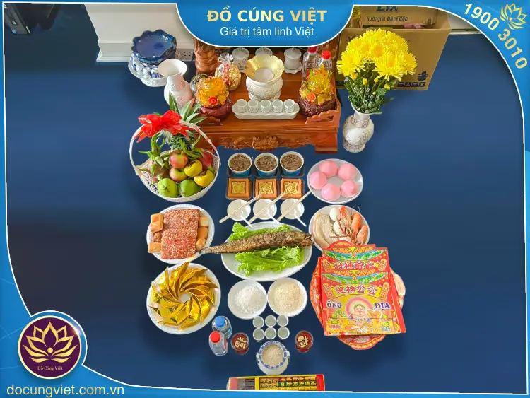 Hình ảnh mâm cúng thần tài - thổ địa 2