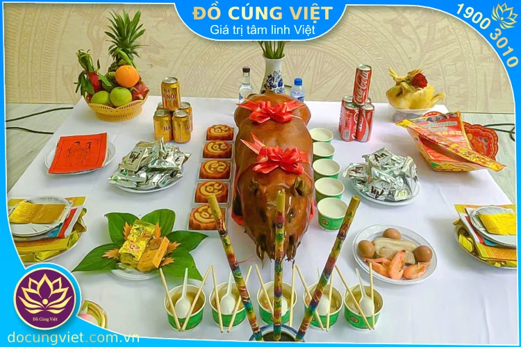 Lễ vật trong mâm cúng khai máy quay phim