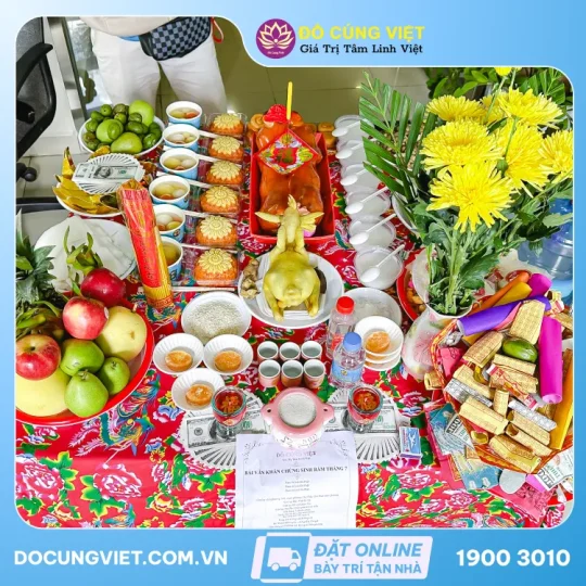 Mâm cúng cô hồn tháng 7 - GÓI VIP
