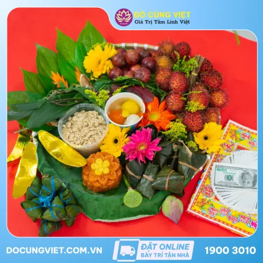 Mâm cúng tết đoan ngọ - GÓI MẸT TRE