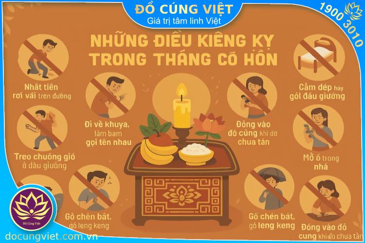 Những Điều Kiêng Kỵ Trong Tháng Cô Hồn
