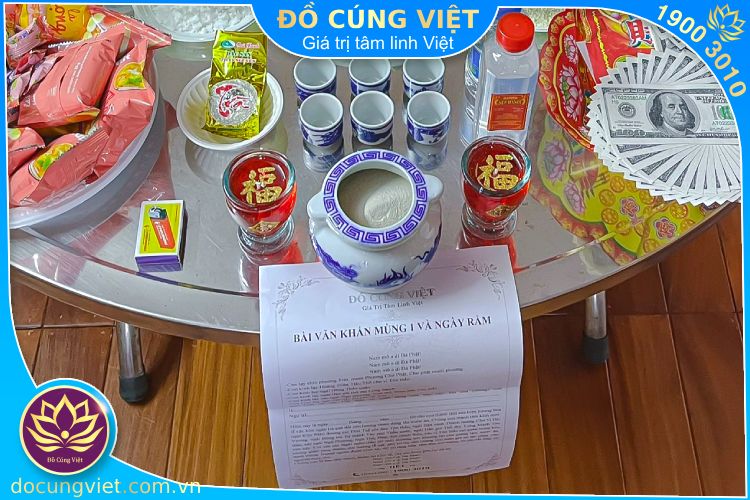 Văn khấn mùng 1 và ngày Rằm
