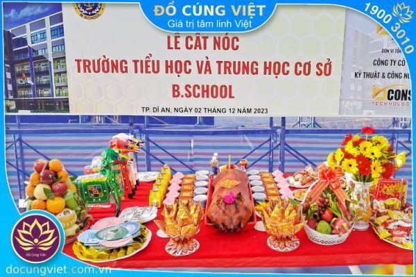 mâm lễ cúng cất nóc