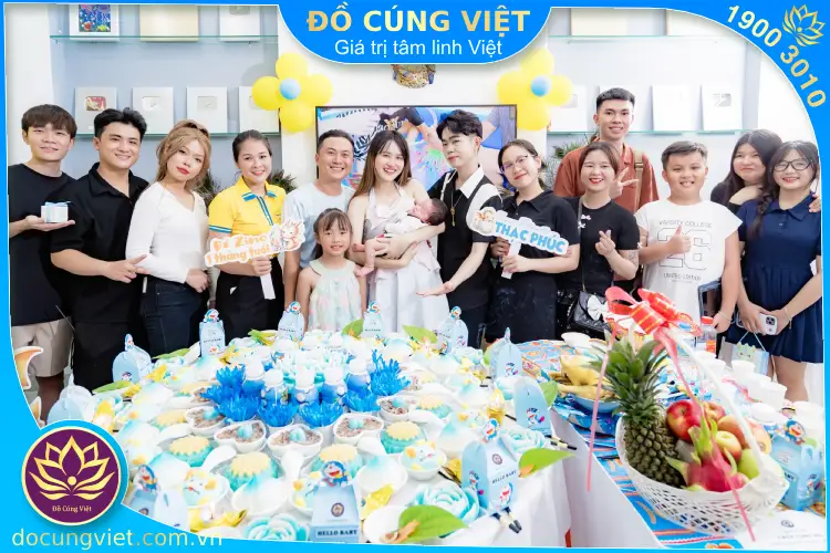 Stt lời chúc mừng đầy tháng bé trai và bé gái