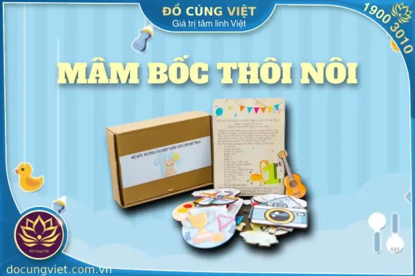 Hình ảnh mâm bốc thôi nôi