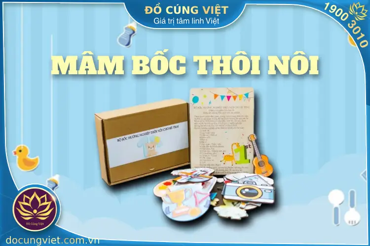 Hình ảnh mâm bốc thôi nôi
