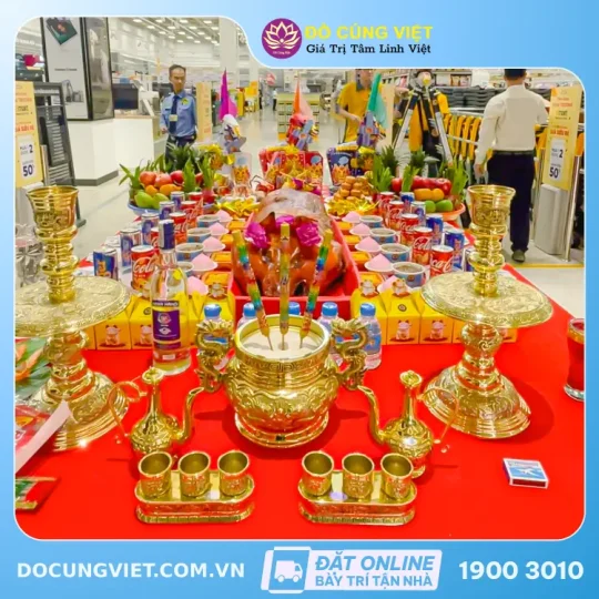 mâm cúng khai trương