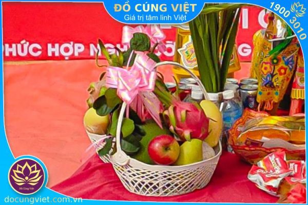 Trái cây cúng xây nhà