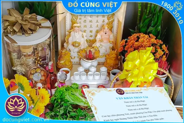 Văn khấn thần tài hàng ngày, mùng 10 hàng tháng